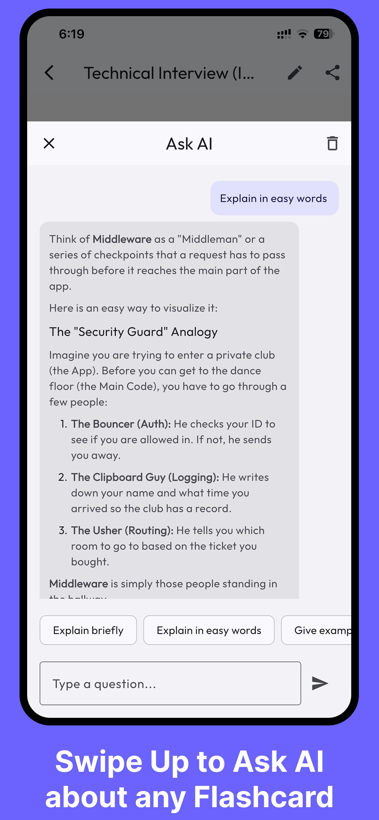 AI Flashcards - Screenshot 5 showing product features and functionality