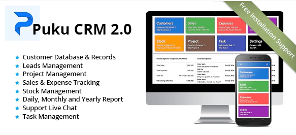 Puku CRM - Realtime Open Source CRM