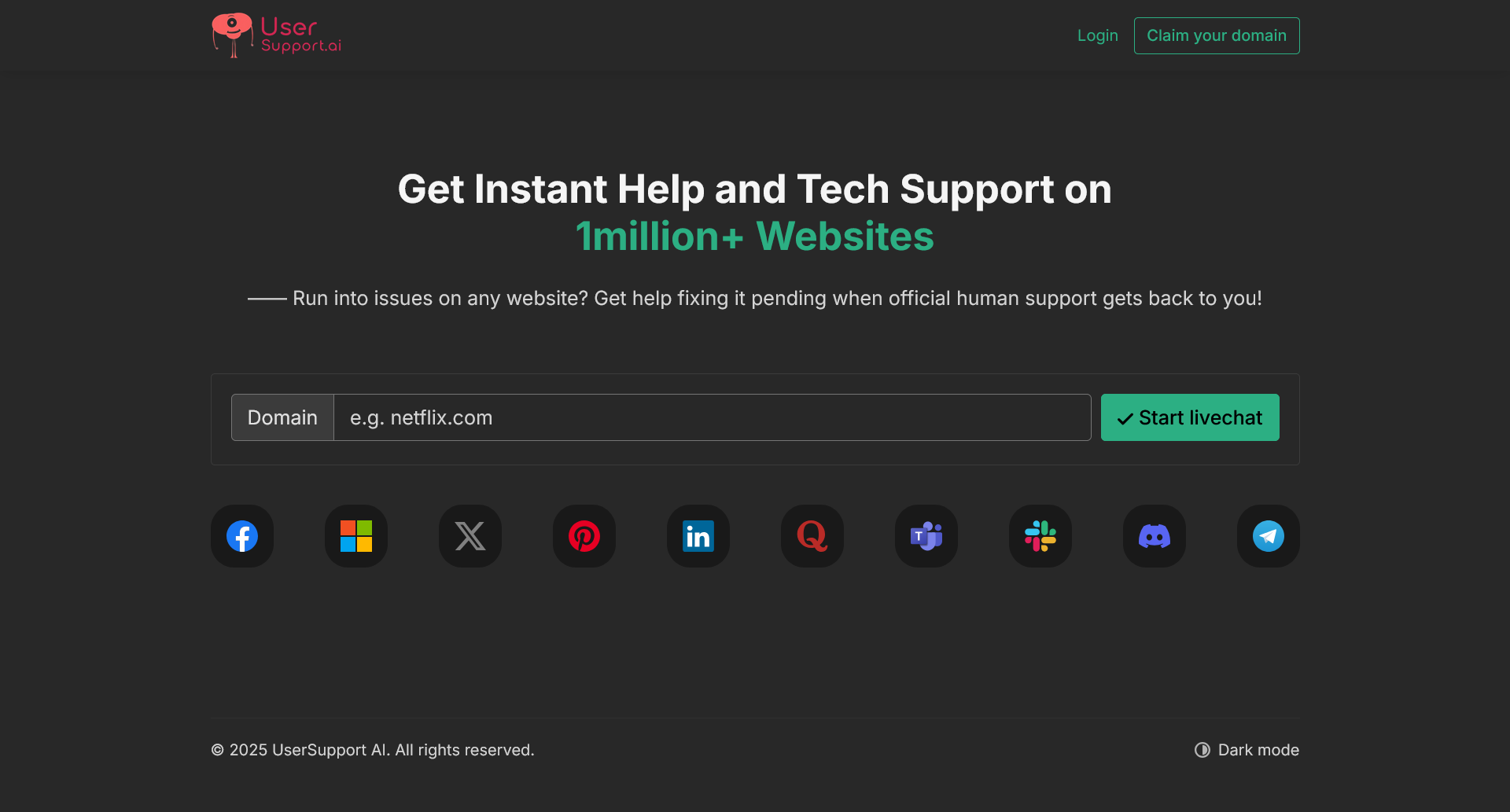 UserSupport.ai - The free helpdesk of the internet media 2