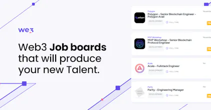 We3: Home of Web3 Recruitment gallery image