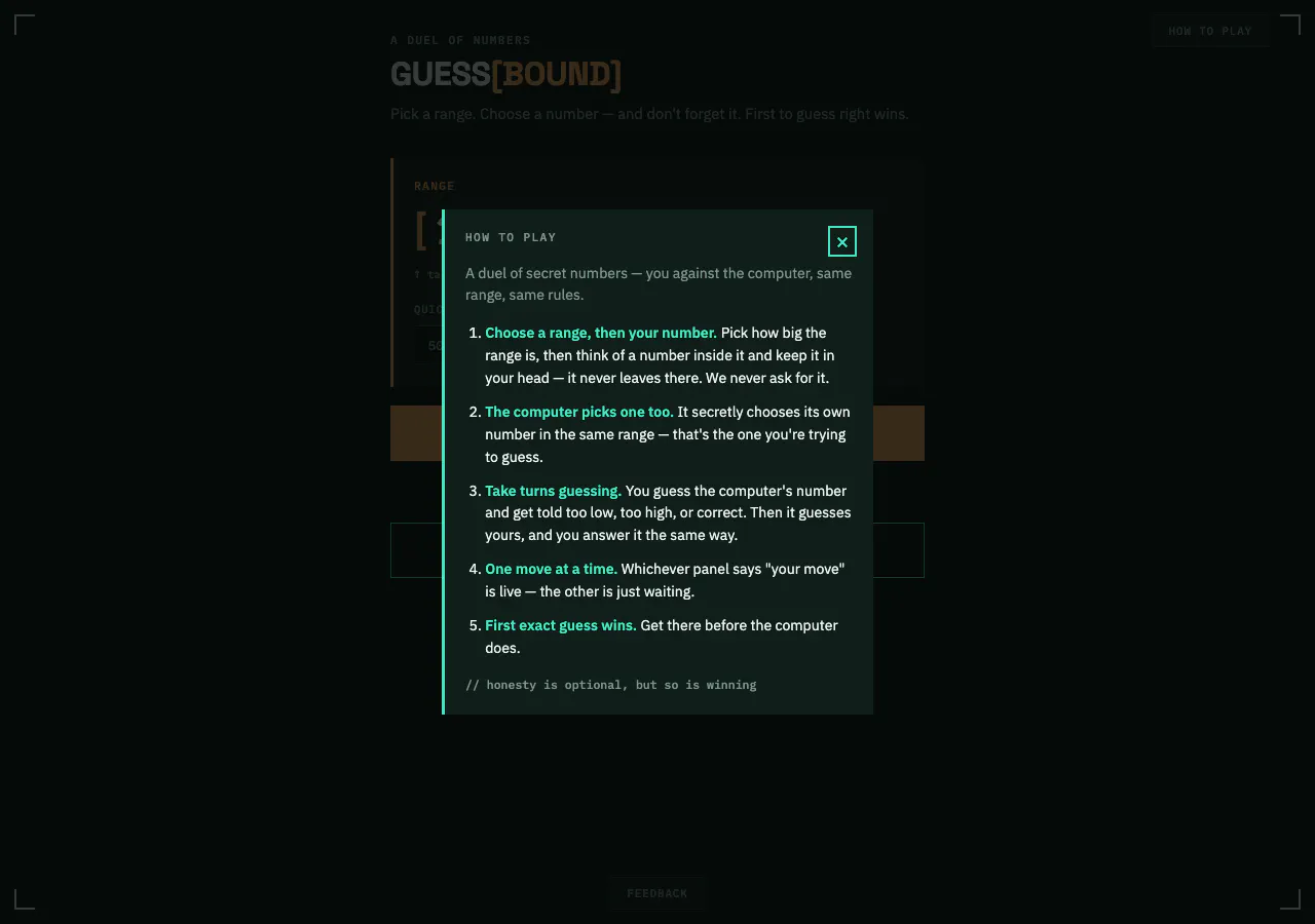 GuessBound — A Duel of Numbers gallery image