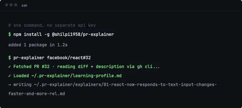 PR Explainer  screenshot 3