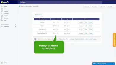 Sales Countdown Timer Bar gallery image