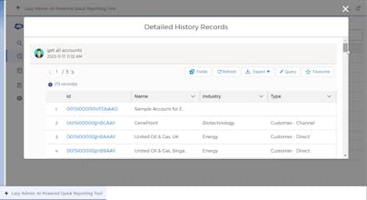 Lazy Admin AI-Powered Reporting Tool gallery image