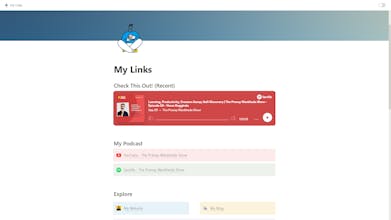 Notion: Personal Website gallery image