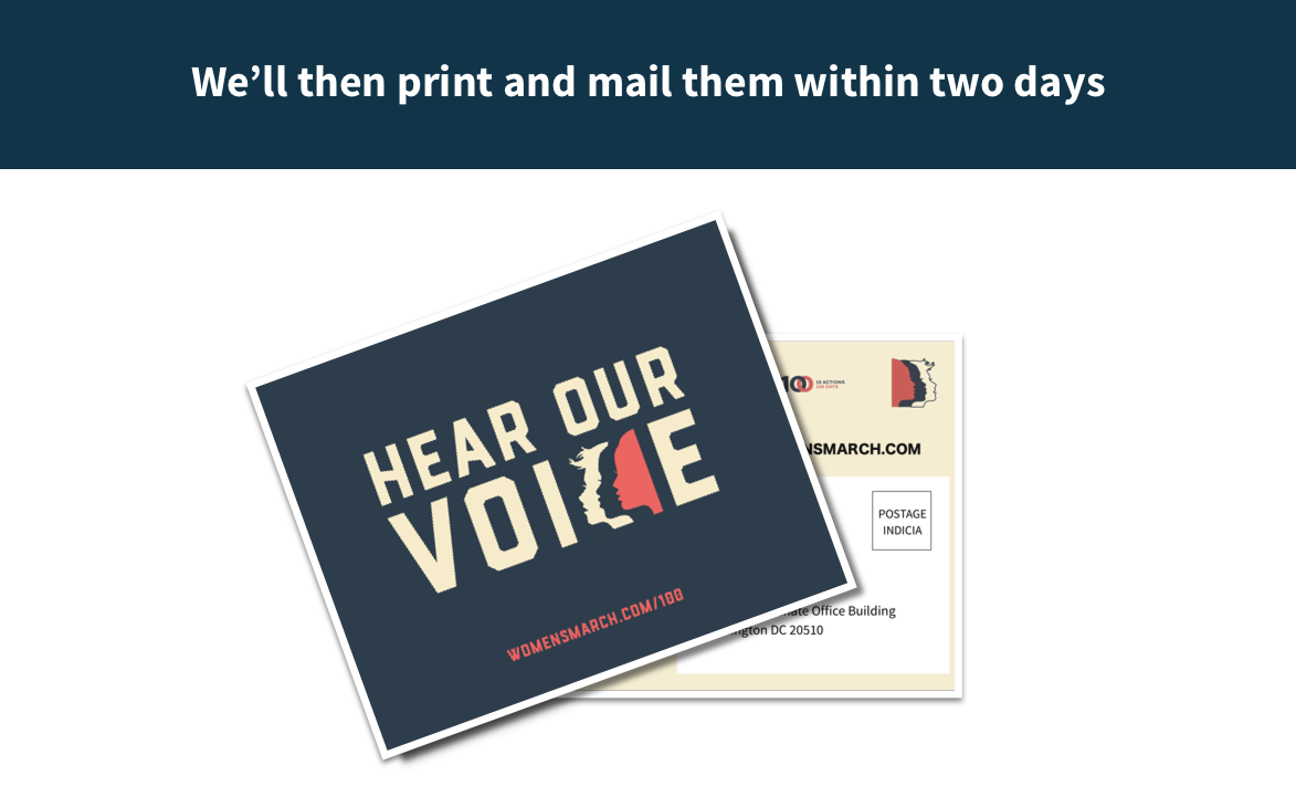 #WomensMarch Postcards gallery image