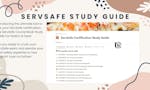 Serv Safe Certification Study Guide image