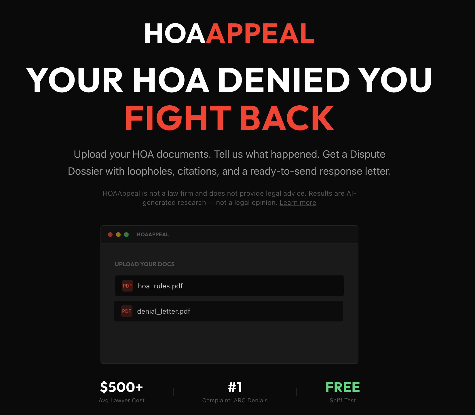 HOA Appeal gallery image