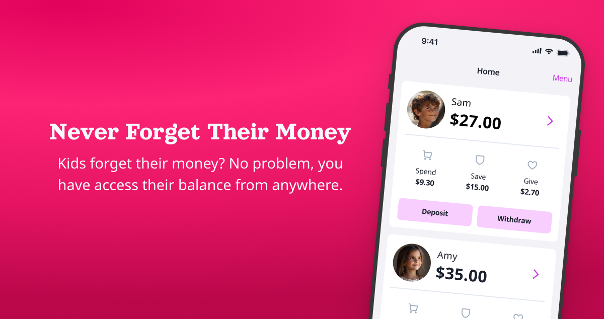 Media Digital Piggy Bank - Urus elaun kanak -kanak & ajar anak -anak nilai wang 2