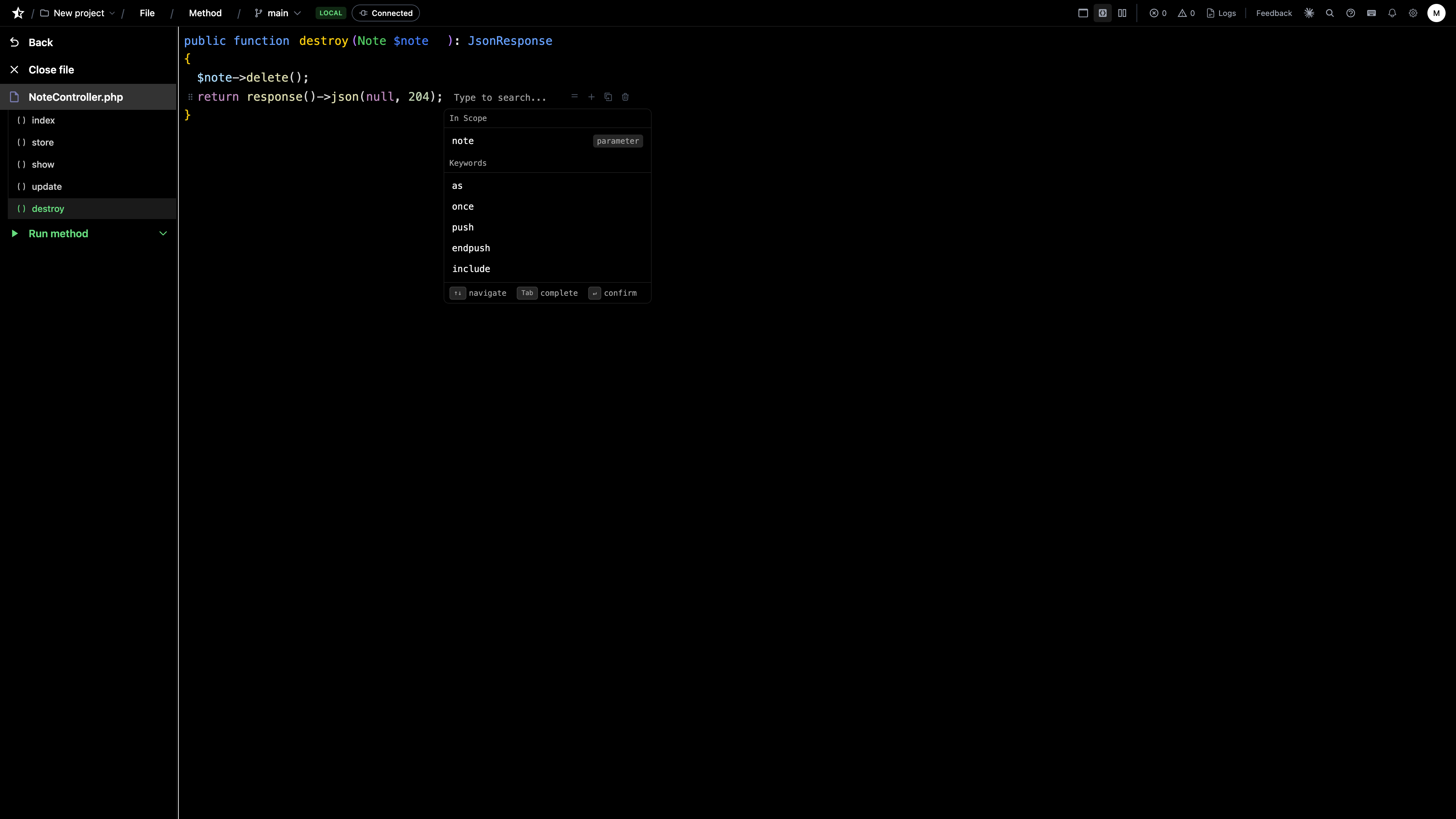 Stellify – AI-native Laravel development gallery image