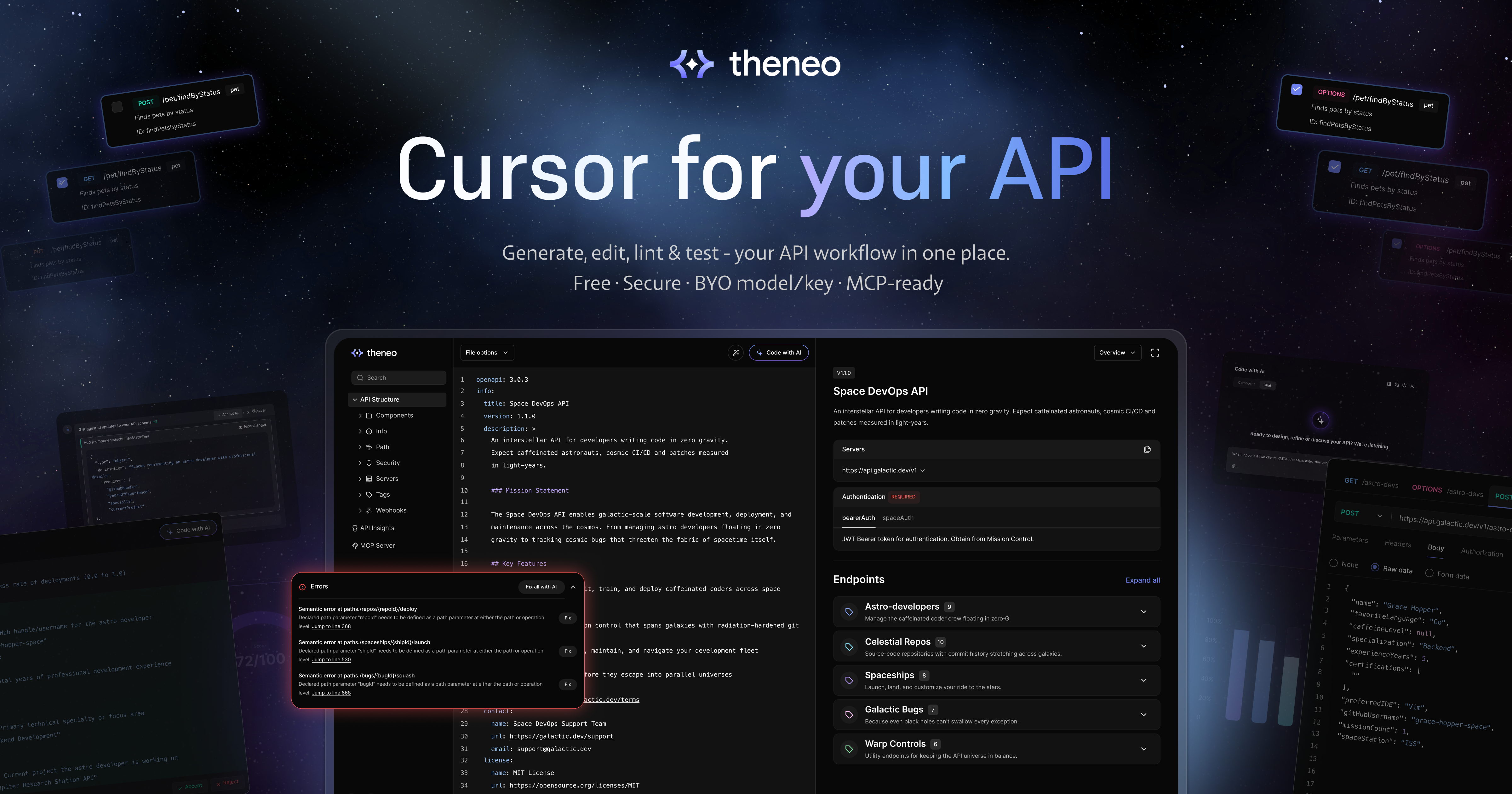 Cursore per la tua API - Genera, modifica, lancia e prova il flusso di lavoro API in un unico posto media 2