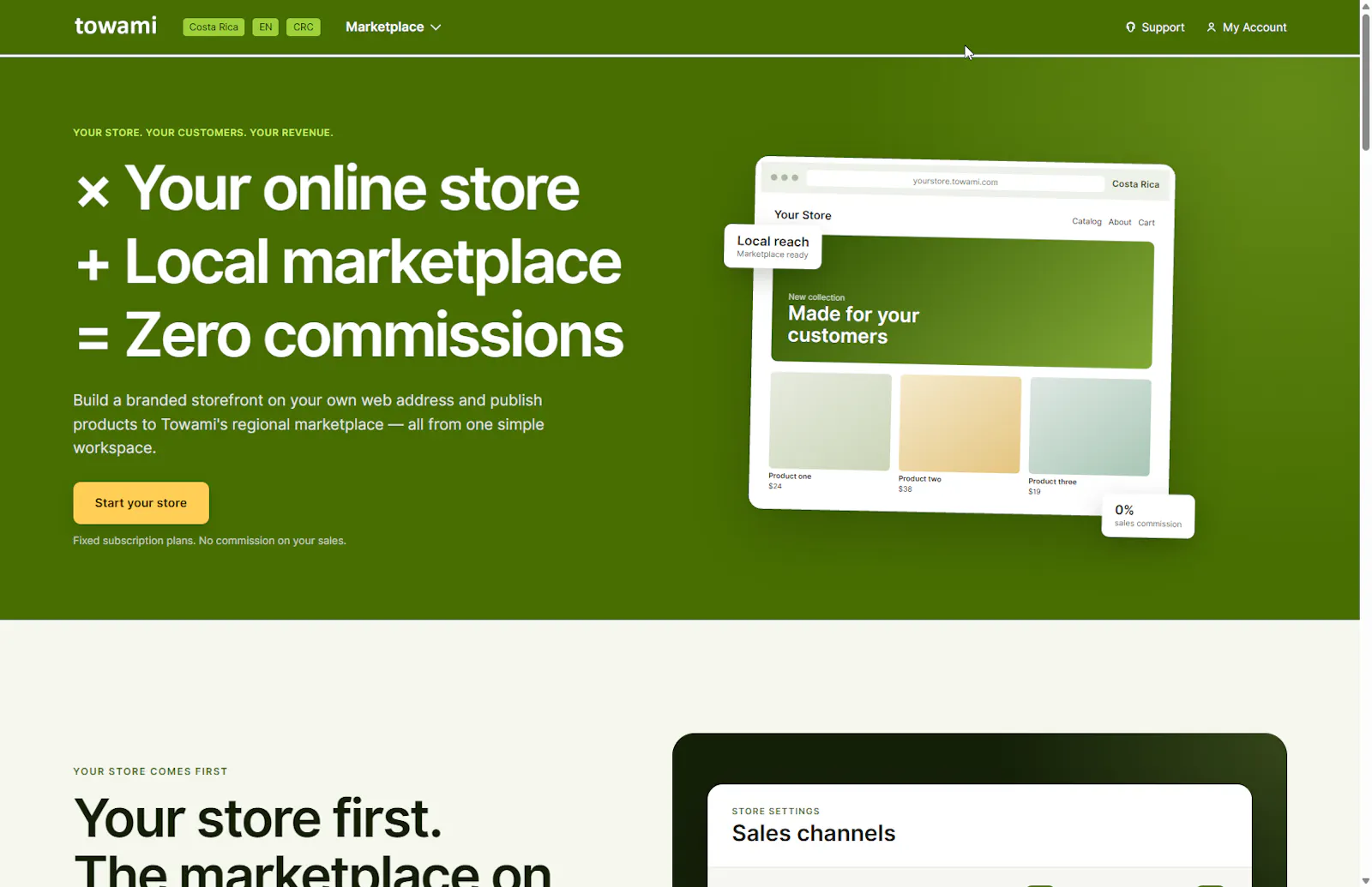 Towami 2.0: Stores + Marketplace screenshot 2