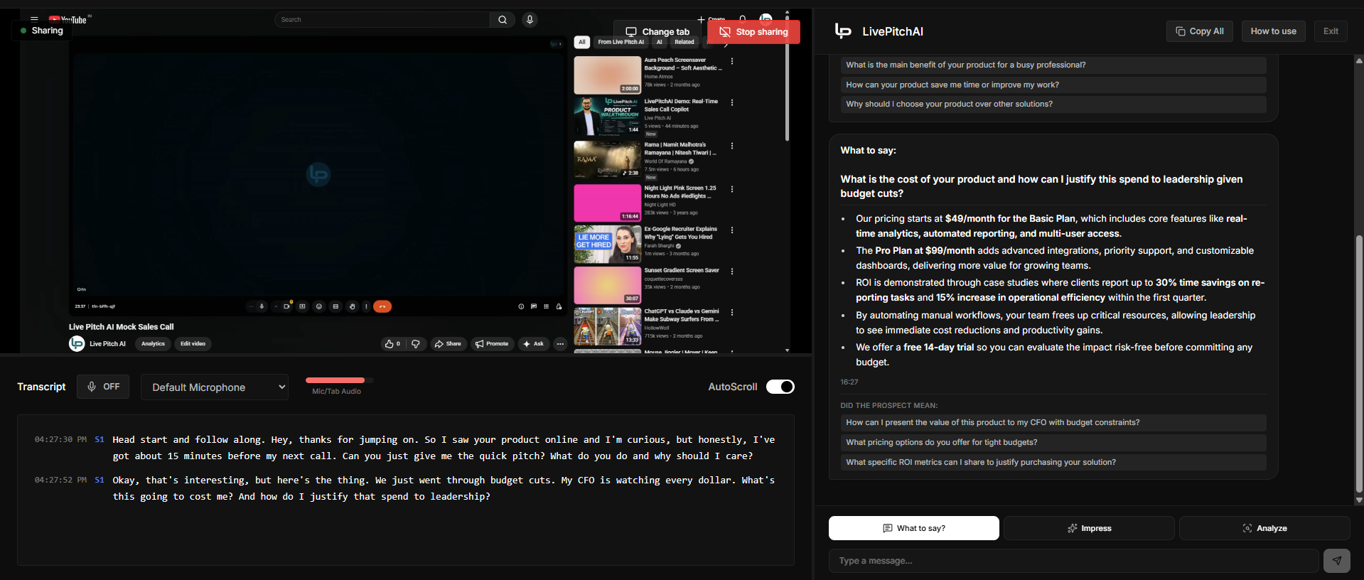 LivePitch AI gallery image