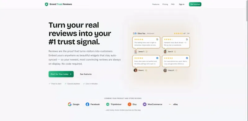 Brand Trust Reviews screenshot 1 (video preview)