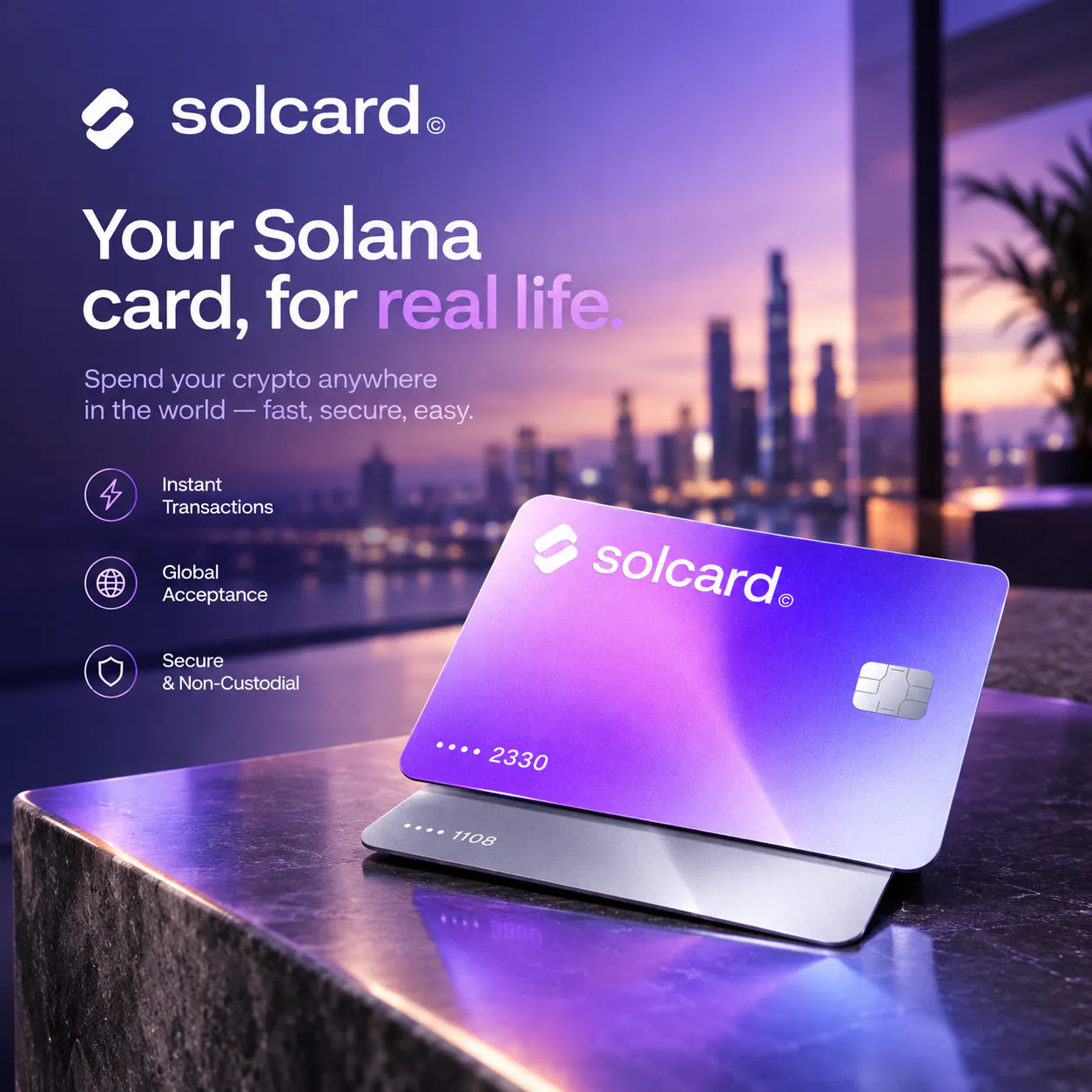 Solcard — Your Solana card for real life gallery image