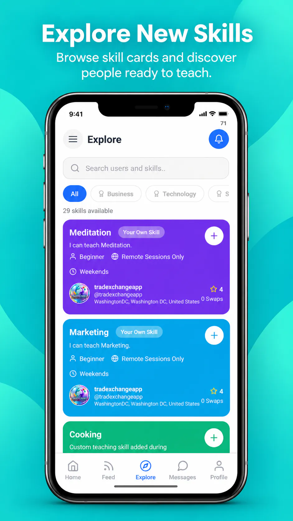 TradeXchange | Skill Exchange gallery image