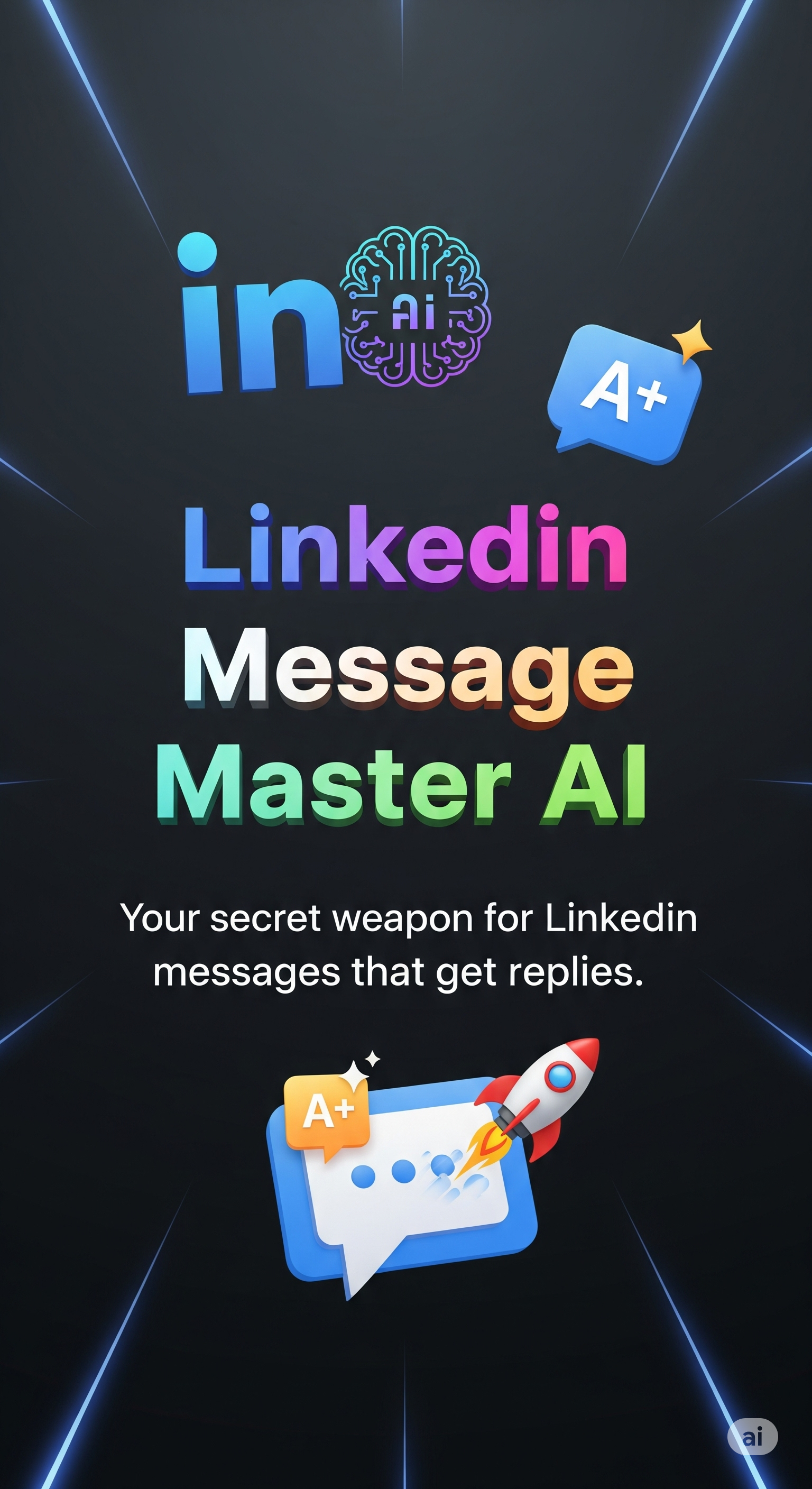 LinkedIn Message Master AI Extension logo