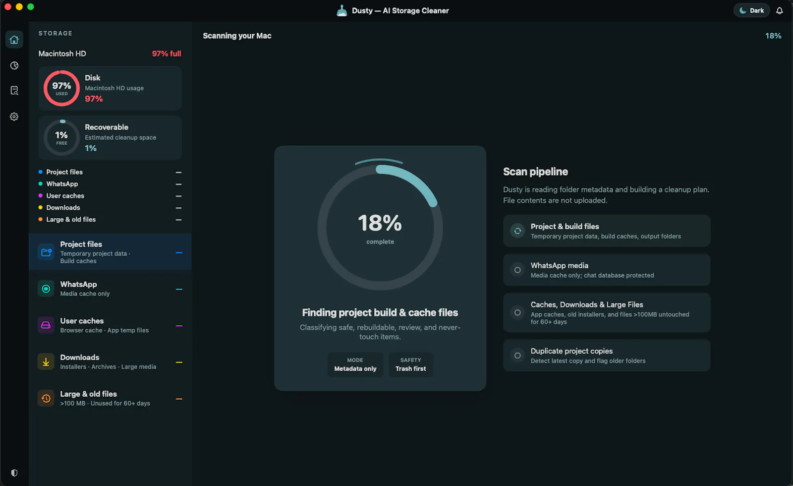Dusty screenshot 1