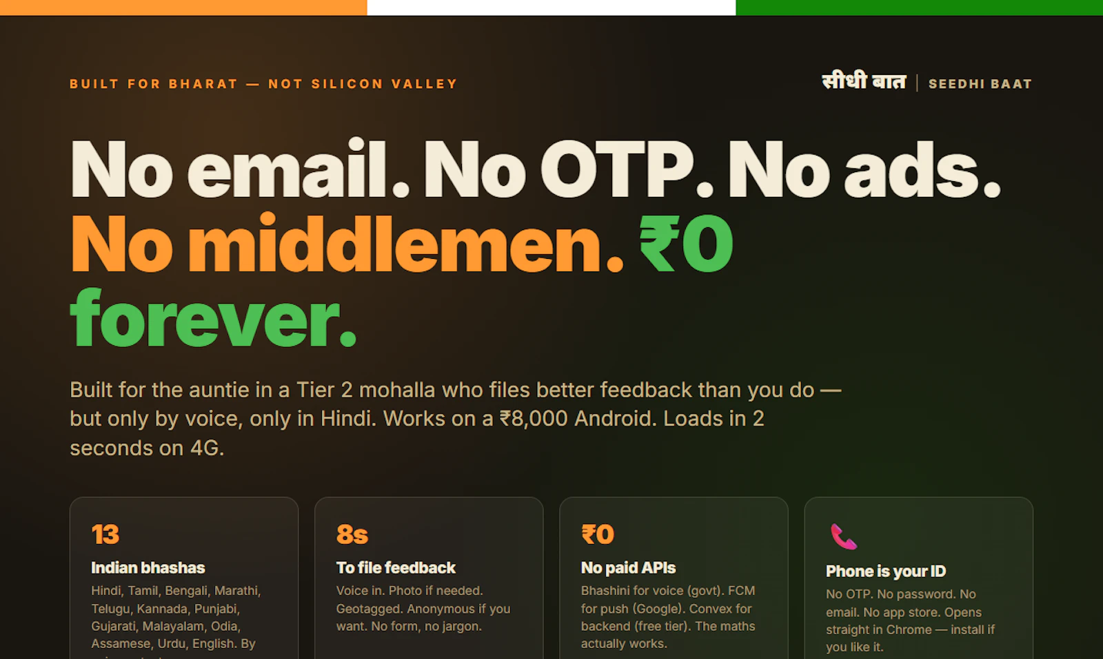Seedhi Baat — India's Constituency OS screenshot 3