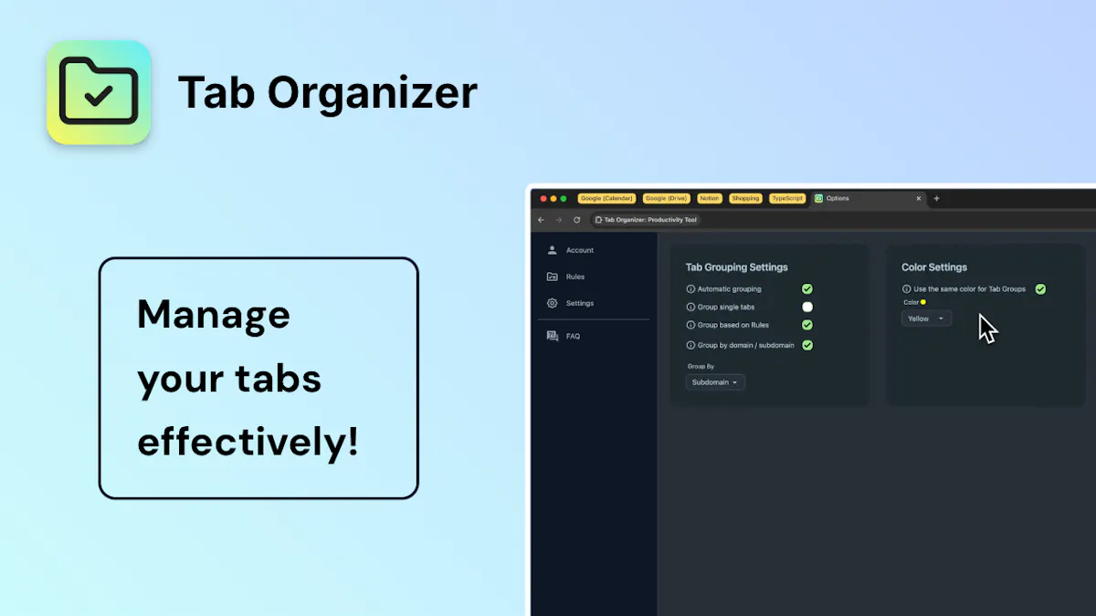 Tab Organizer