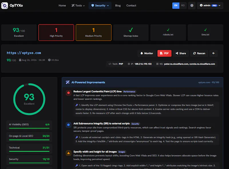 OpTYXo screenshot 2