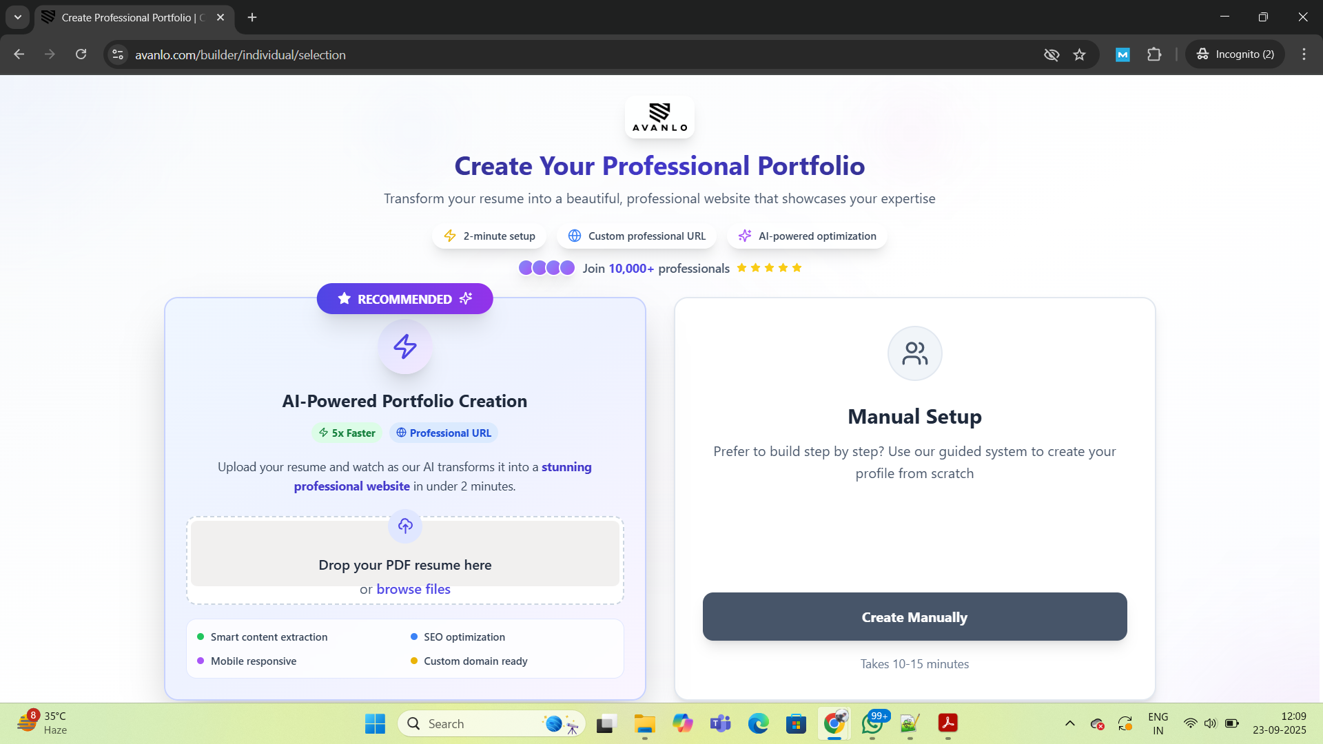Média Avanlo - CV GRATUIT CUILLEUR ET PORTERFOLIO PORTERFOLIO 10