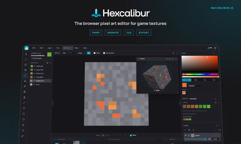 Hexcalibur screenshot 1