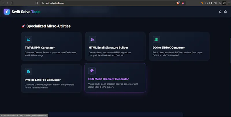 Swift Solve Tools screenshot 2