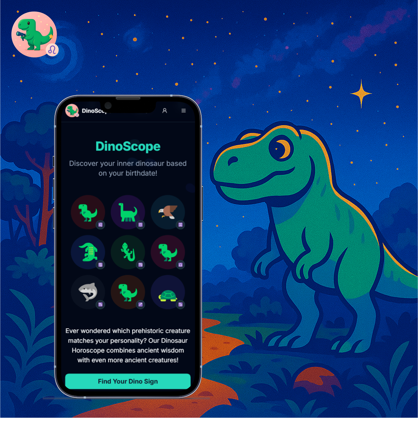 Mídia 7 de Dinoscópio - Qual é o seu signo do zodíaco pré -histórico?
