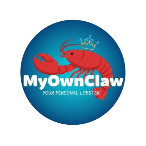 MyOwnClaw - Product Hunt launch logo and brand identity