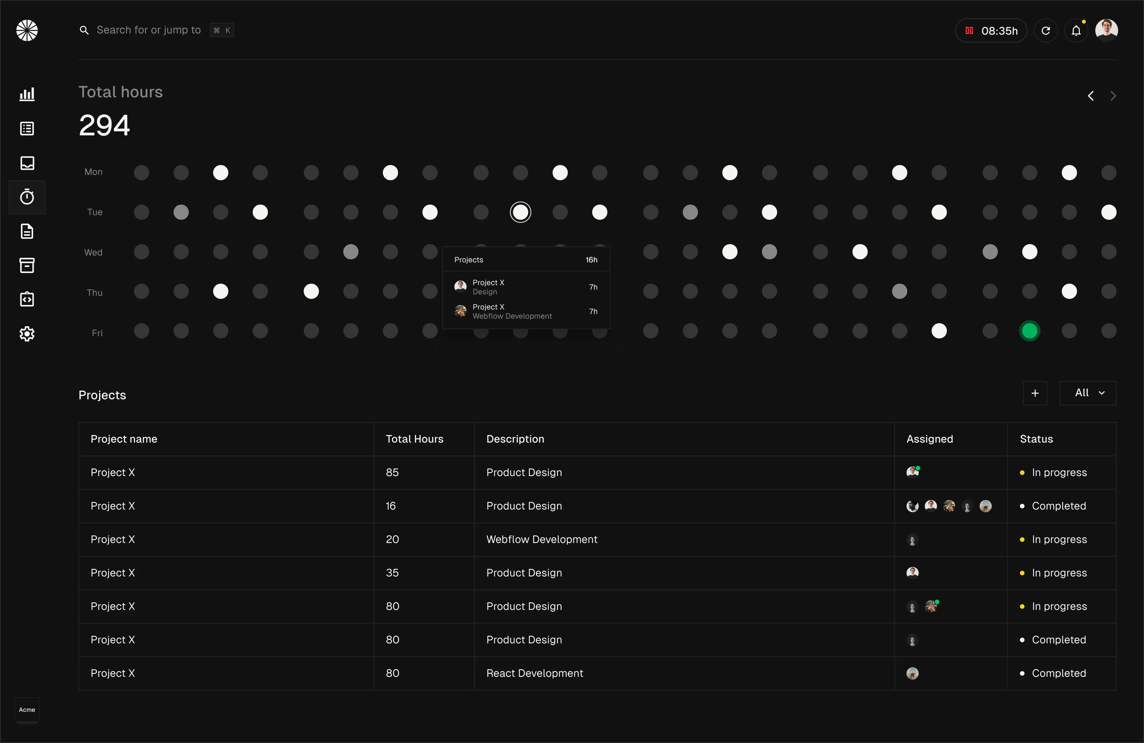 Midday screenshot