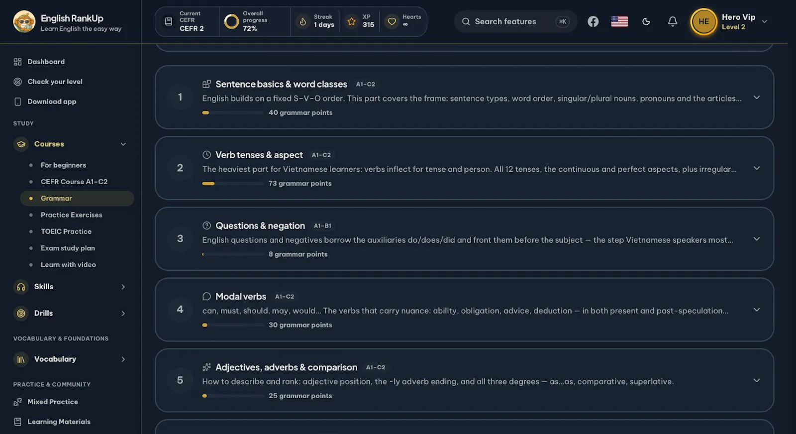 English RankUp screenshot 7