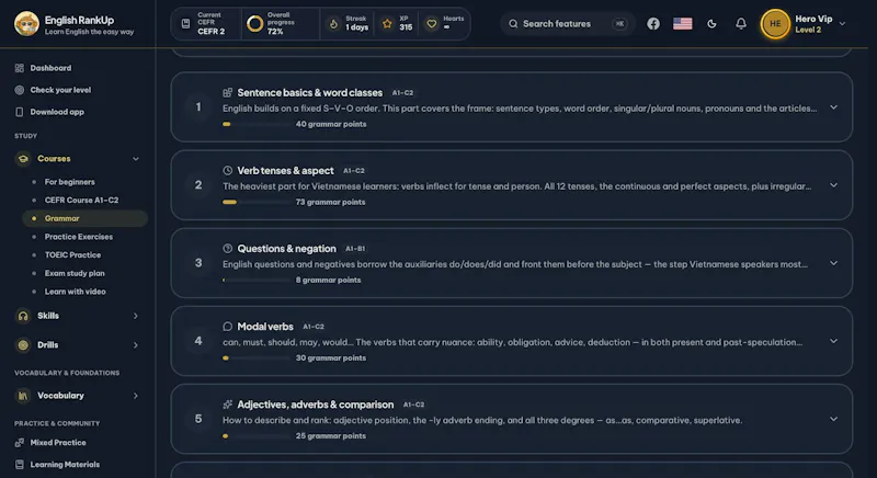 English RankUp screenshot 7