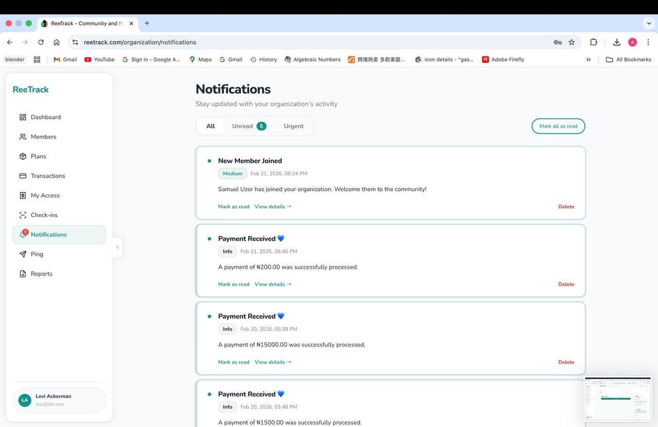 ReeTrack gallery image
