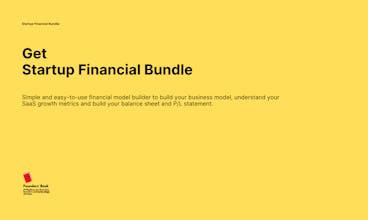 Startup Financial Template Bundle gallery image