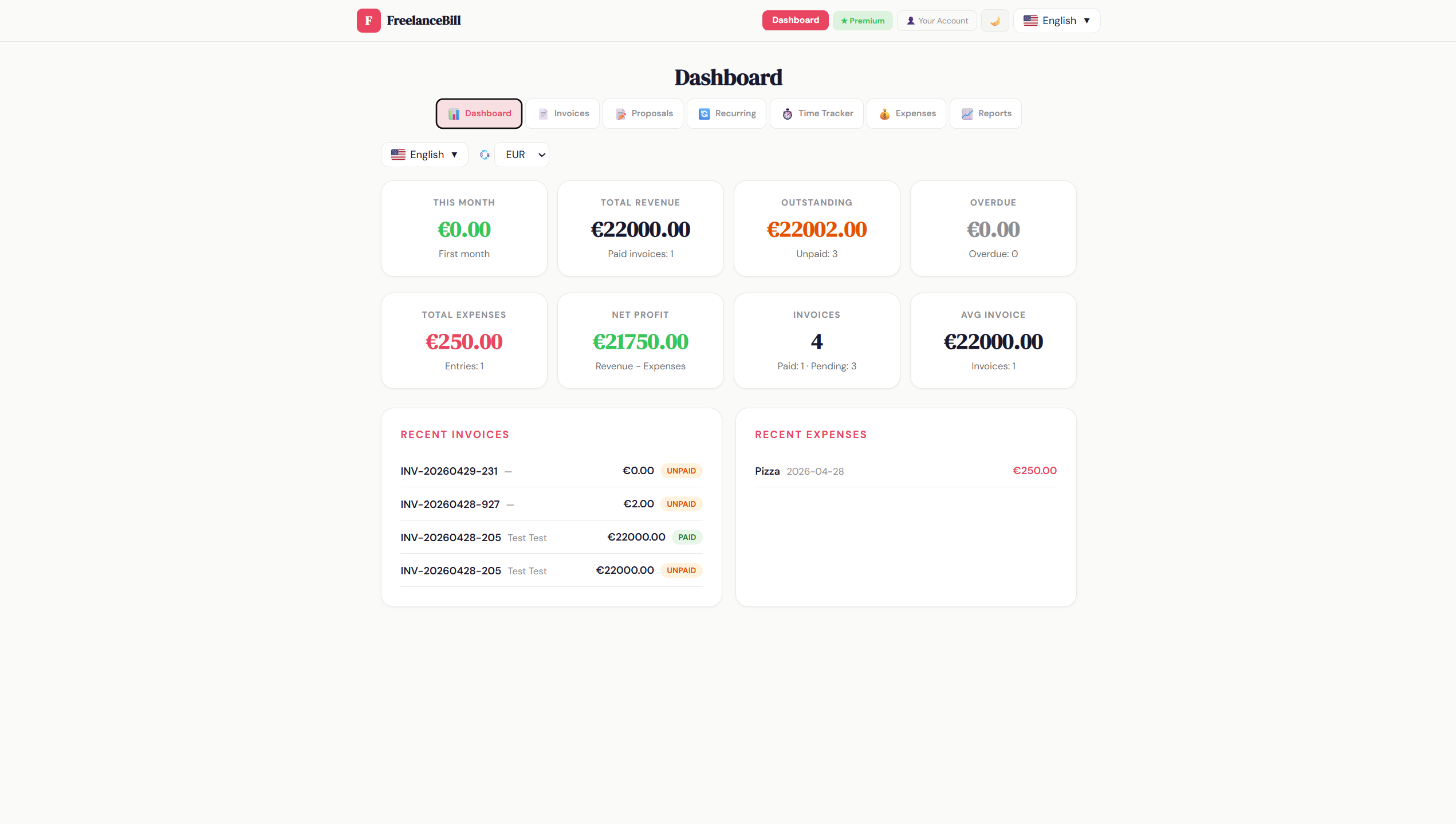 FreelanceBill gallery image