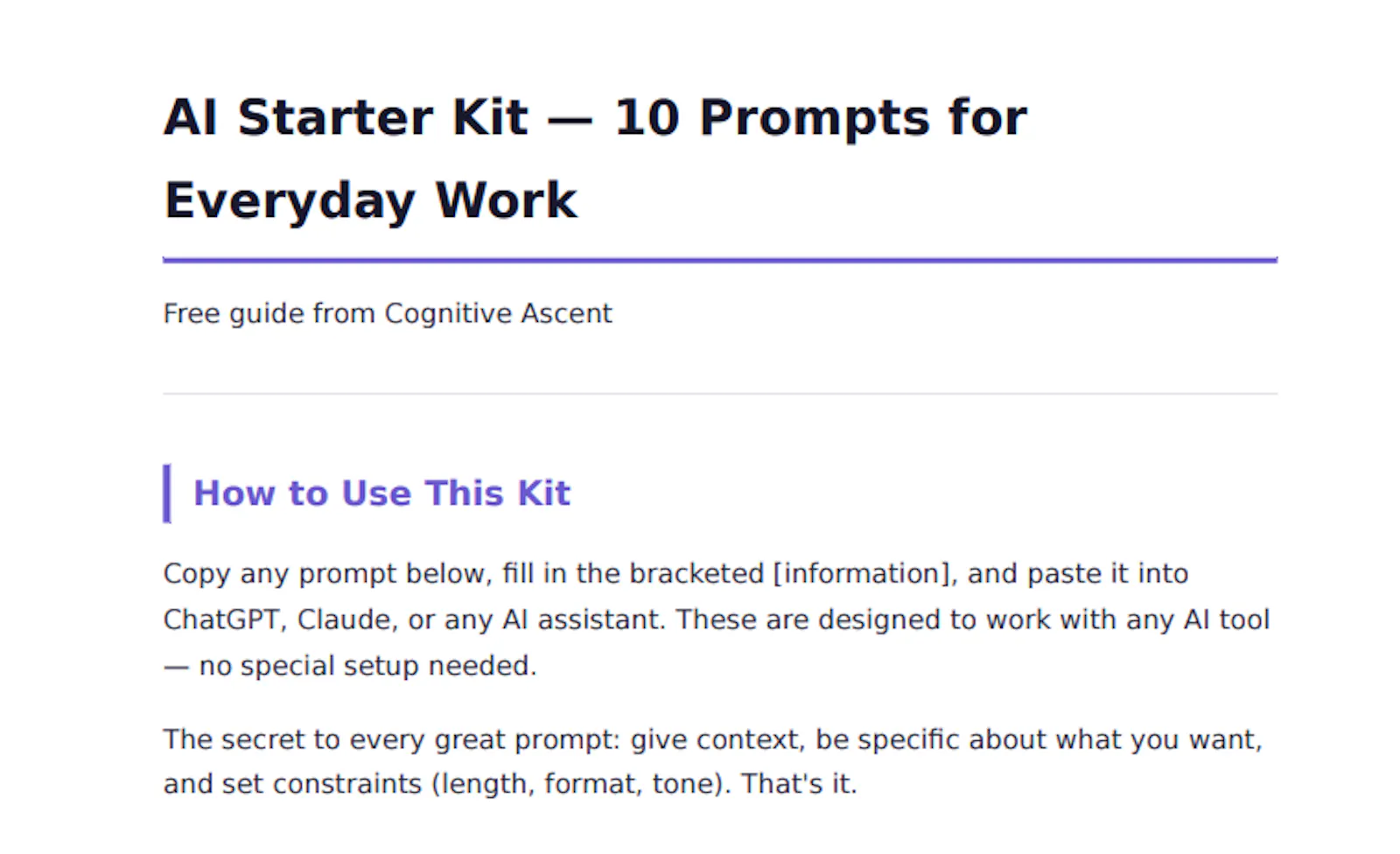 Cognitive Ascent screenshot 3