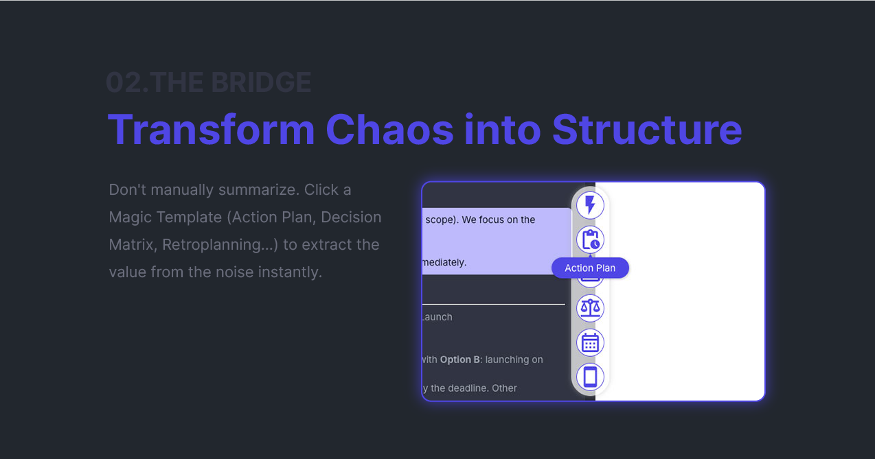 Drafted - Screenshot 3 showing product features and functionality