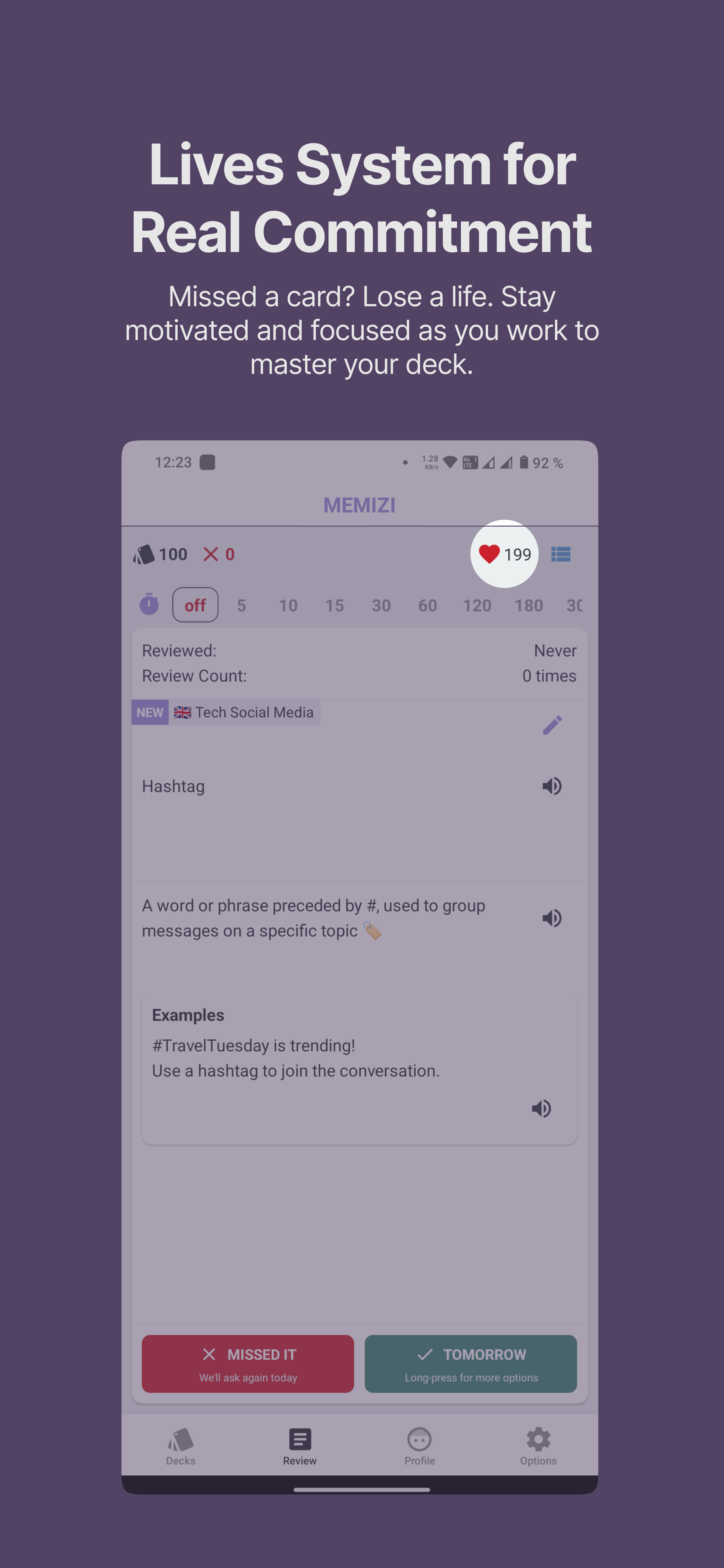 Memizi - Smart flashcards with voice, images, and spaced repetition media 3