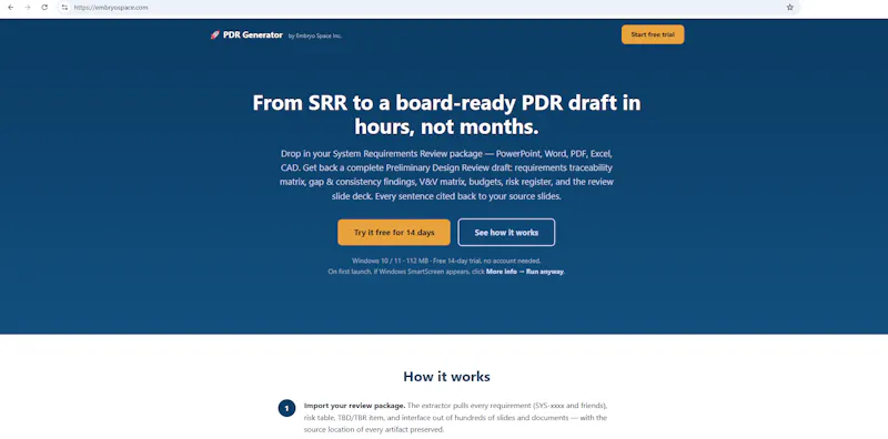 PDR Generator screenshot 4