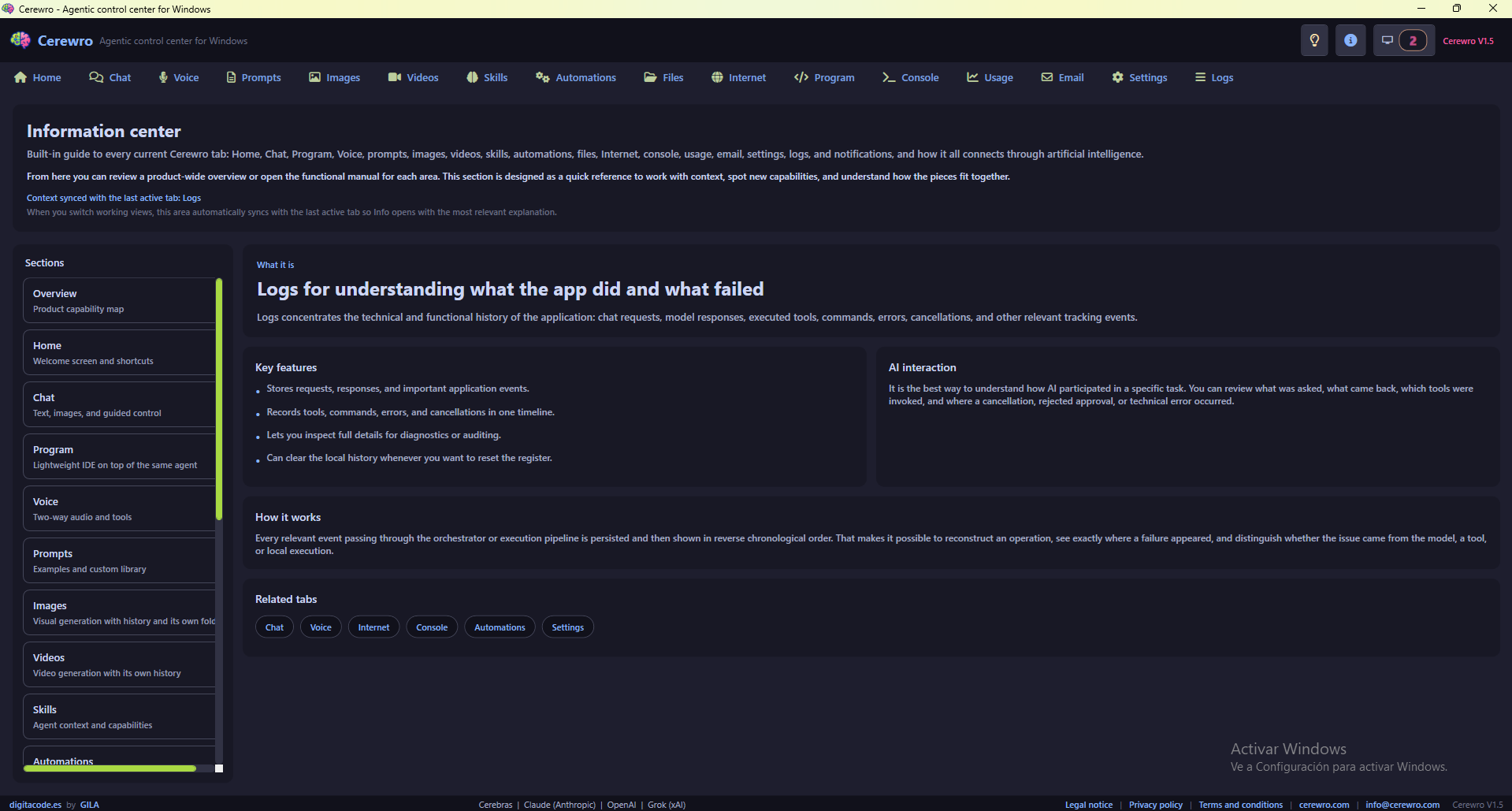 Cerewro: Windows AI Agent gallery image