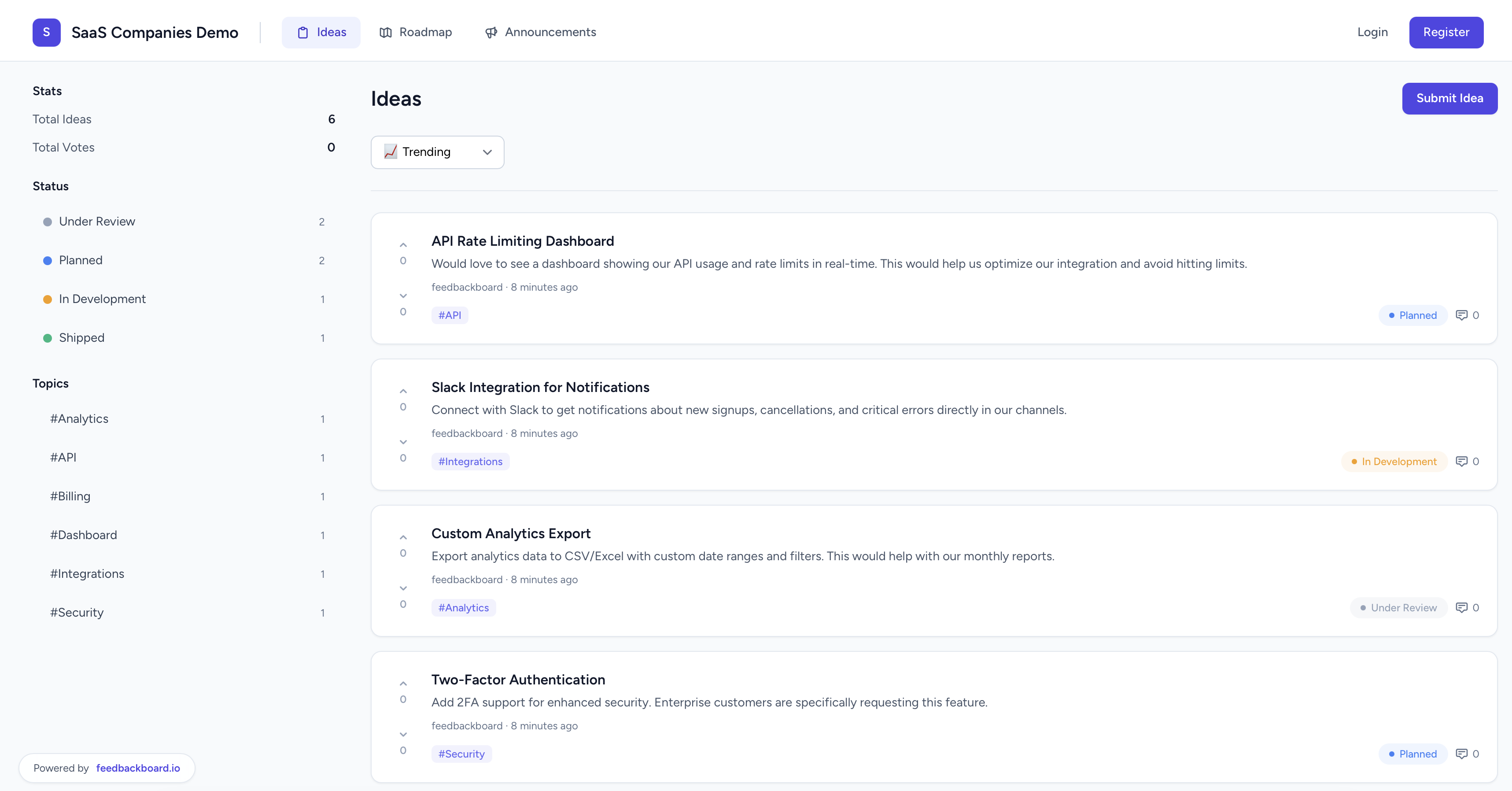 Feedbackboard.io gallery image