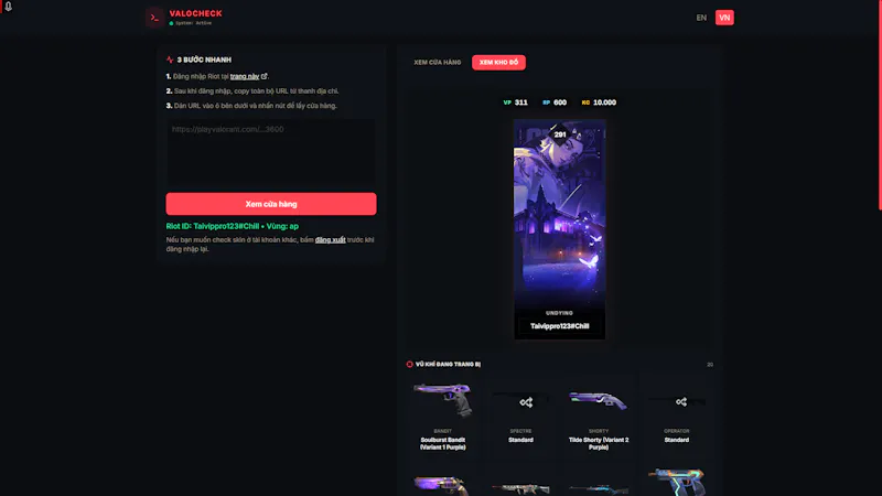 VALORANT Store Checker screenshot 3