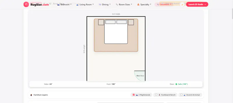 RugSize screenshot 2