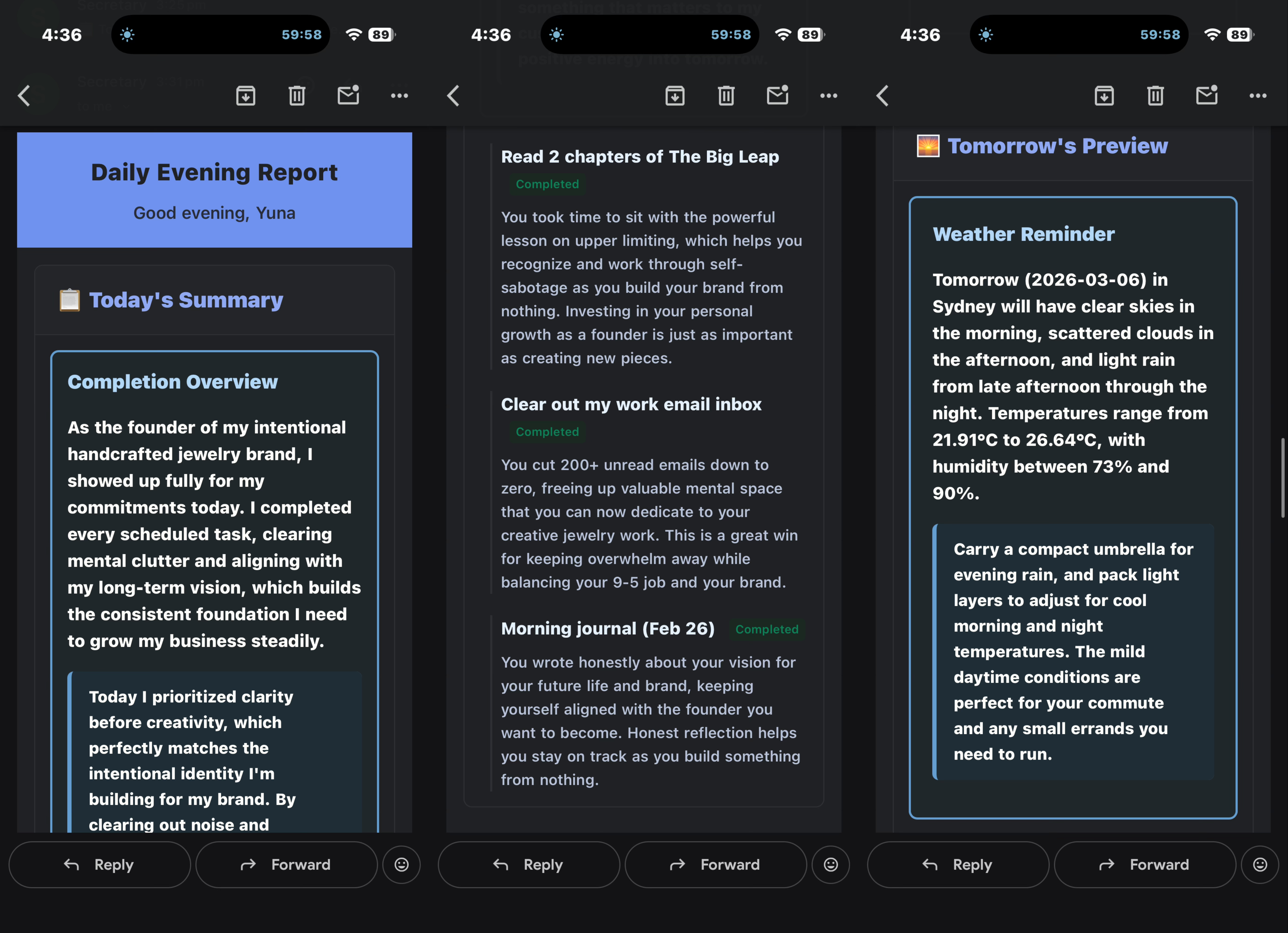 Sunnie - Screenshot 3 showing product features and functionality