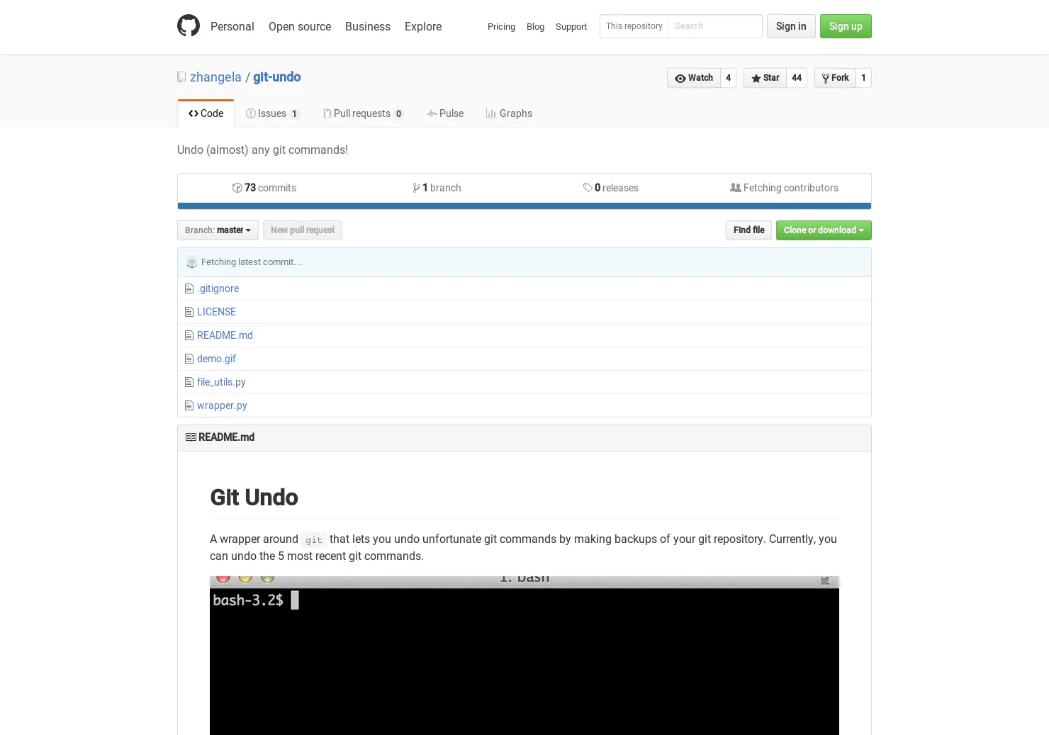 git-undo