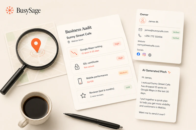 BusySage — Local business leads. screenshot 4