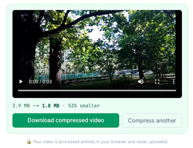VideoCompress screenshot 2