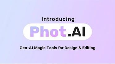 Logo Phot.ai - Scopri il potere degli strumenti di intelligenza artificiale per la fotografia di prodotti, arte, design e editing.