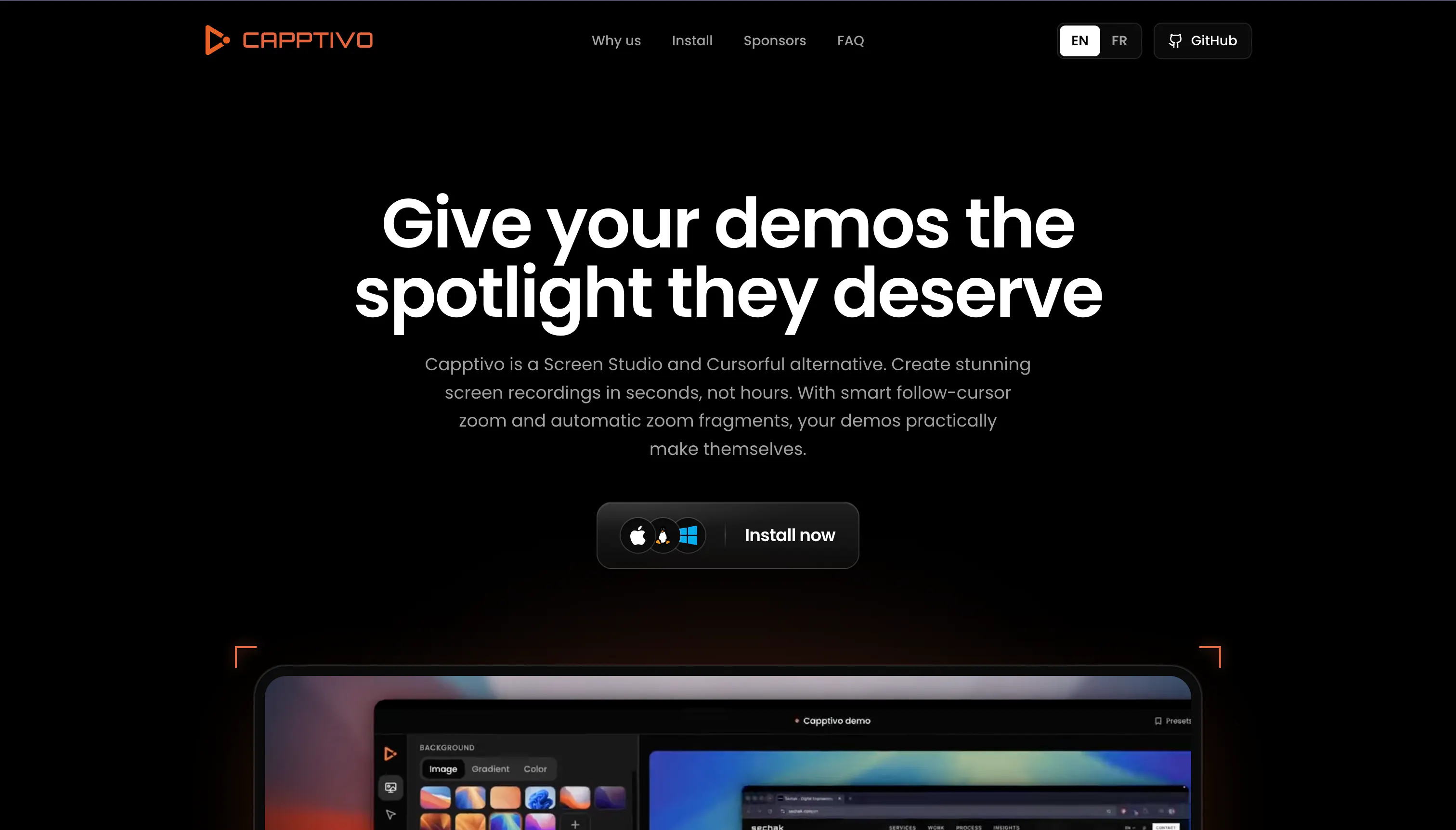Capptivo screenshot 1
